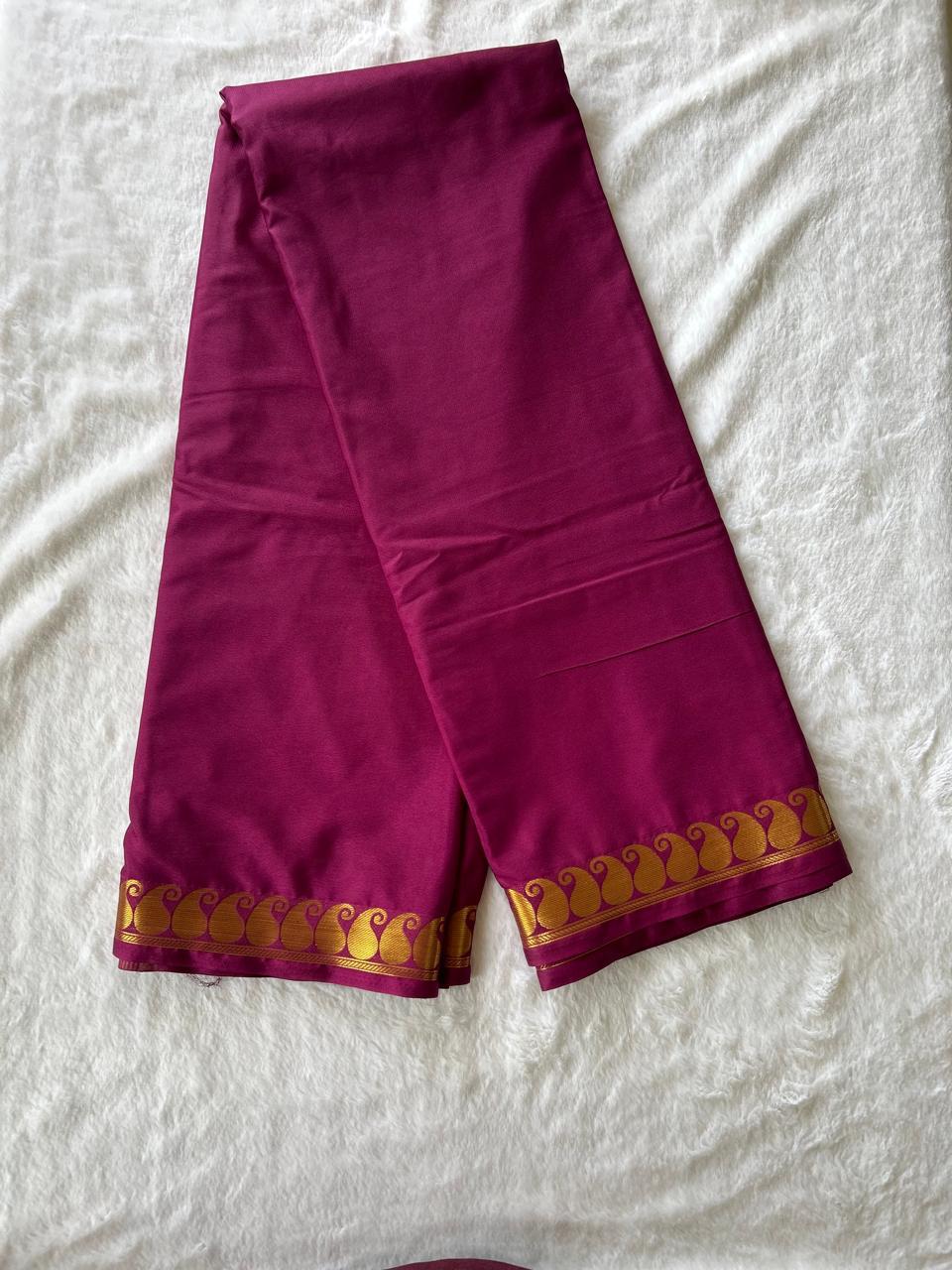 Trending semi mysore silk saree