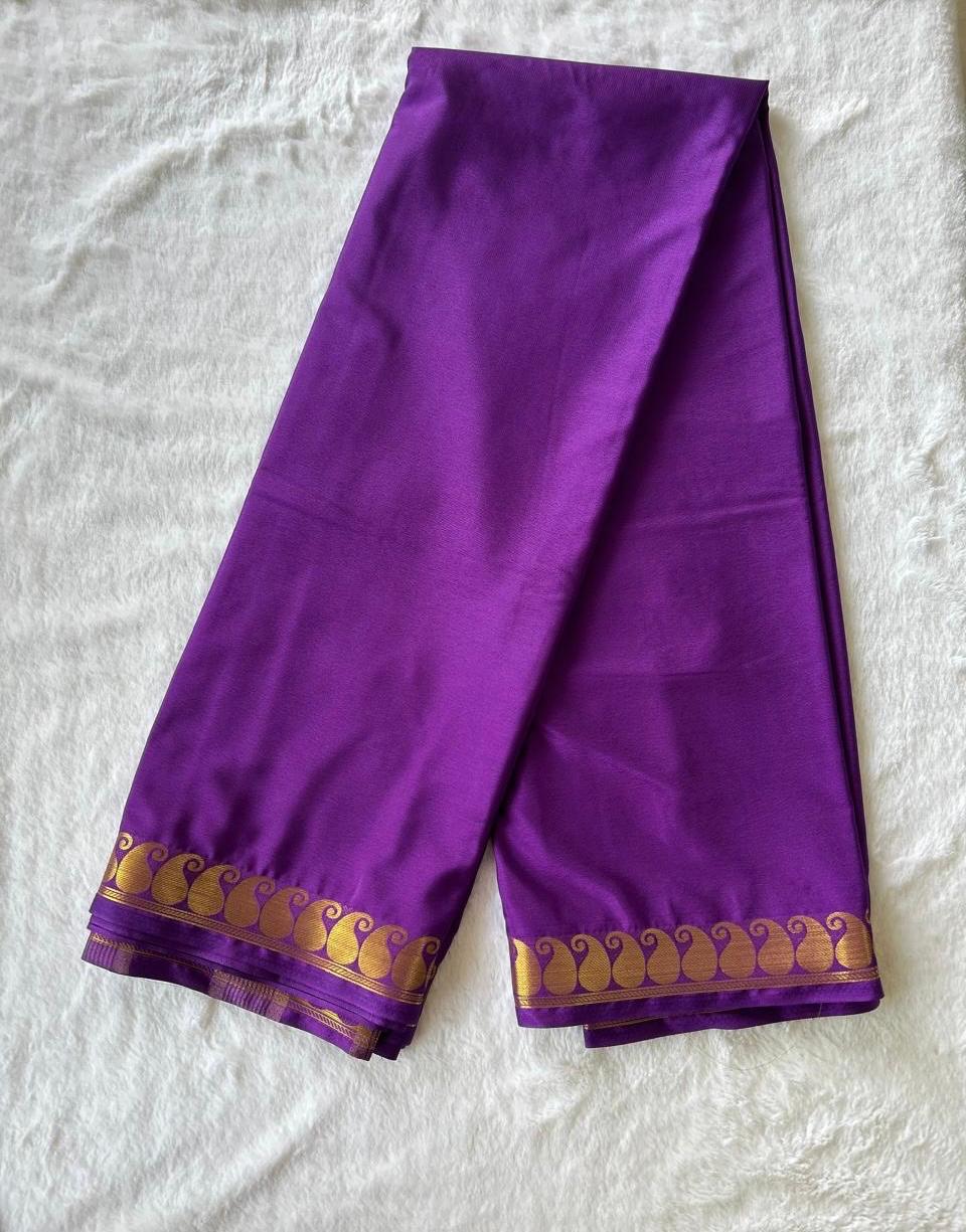 Trending semi mysore silk saree