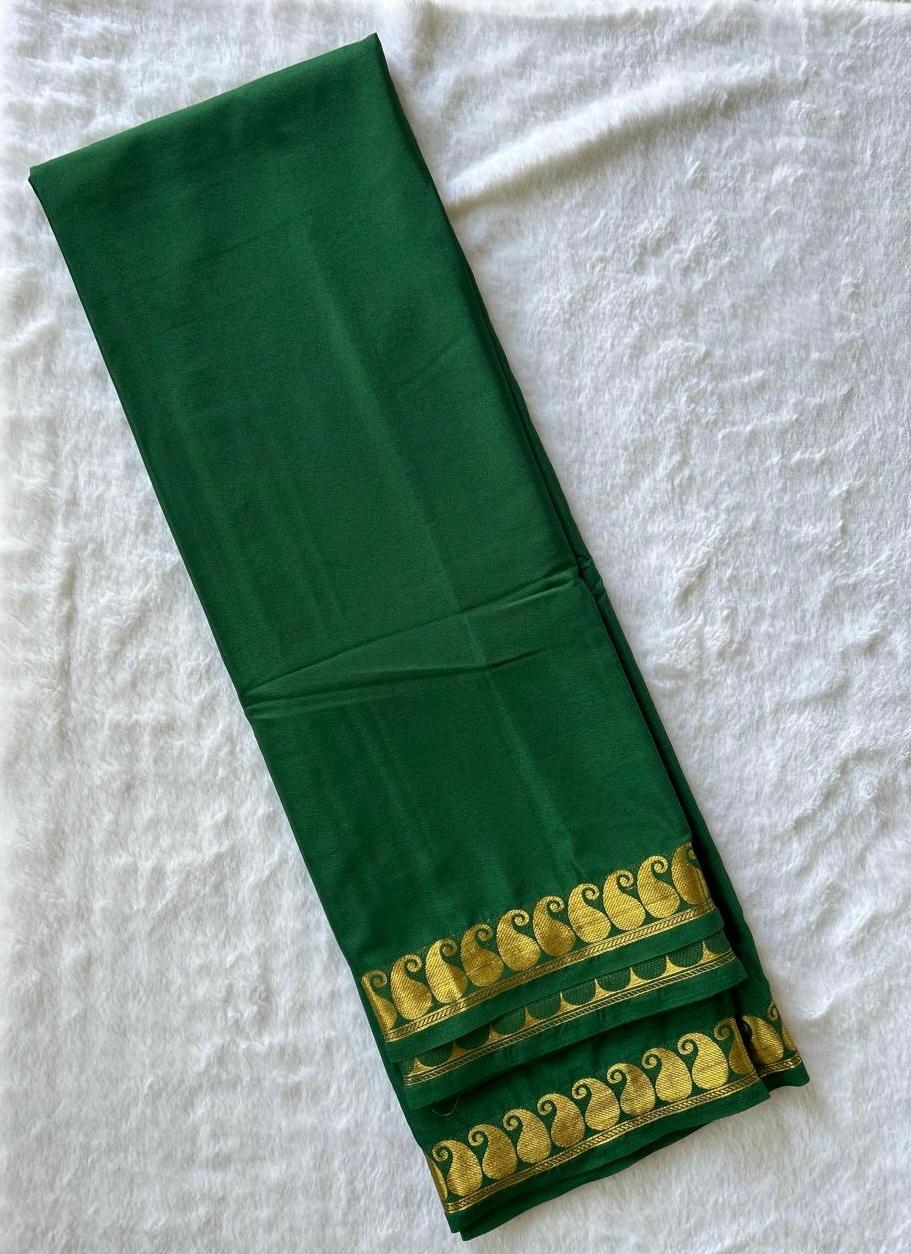 Trending semi mysore silk saree