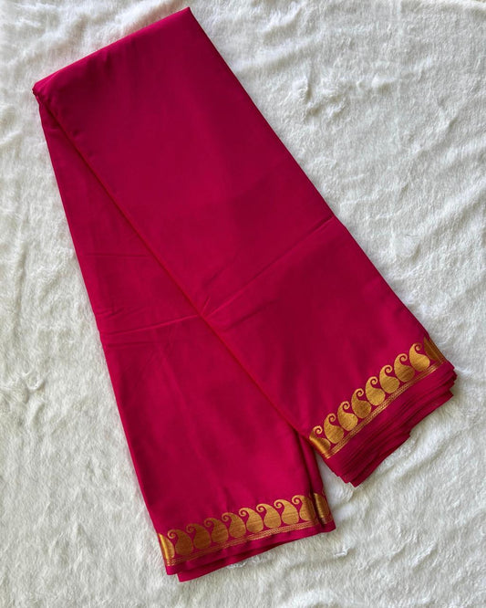 Trending semi mysore silk saree